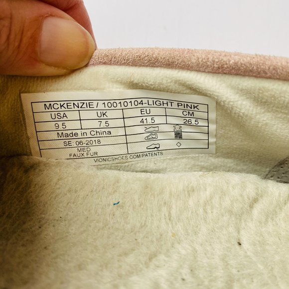 Vionic Mckenzie Slipper Pink Suede Size 9.5 - Picture 8 of 8